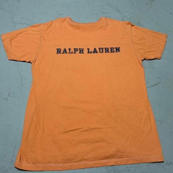**Vintage Polo Ralph Lauren Orange T-Shirt - Front and Back Graphic** - Picture 4 of 4
